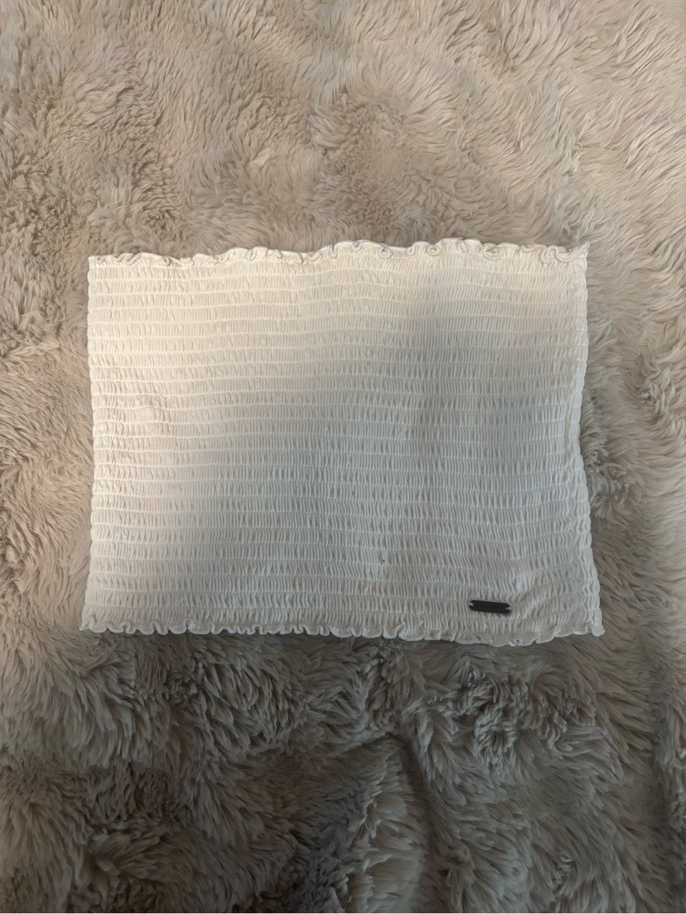 Hollister white tube top